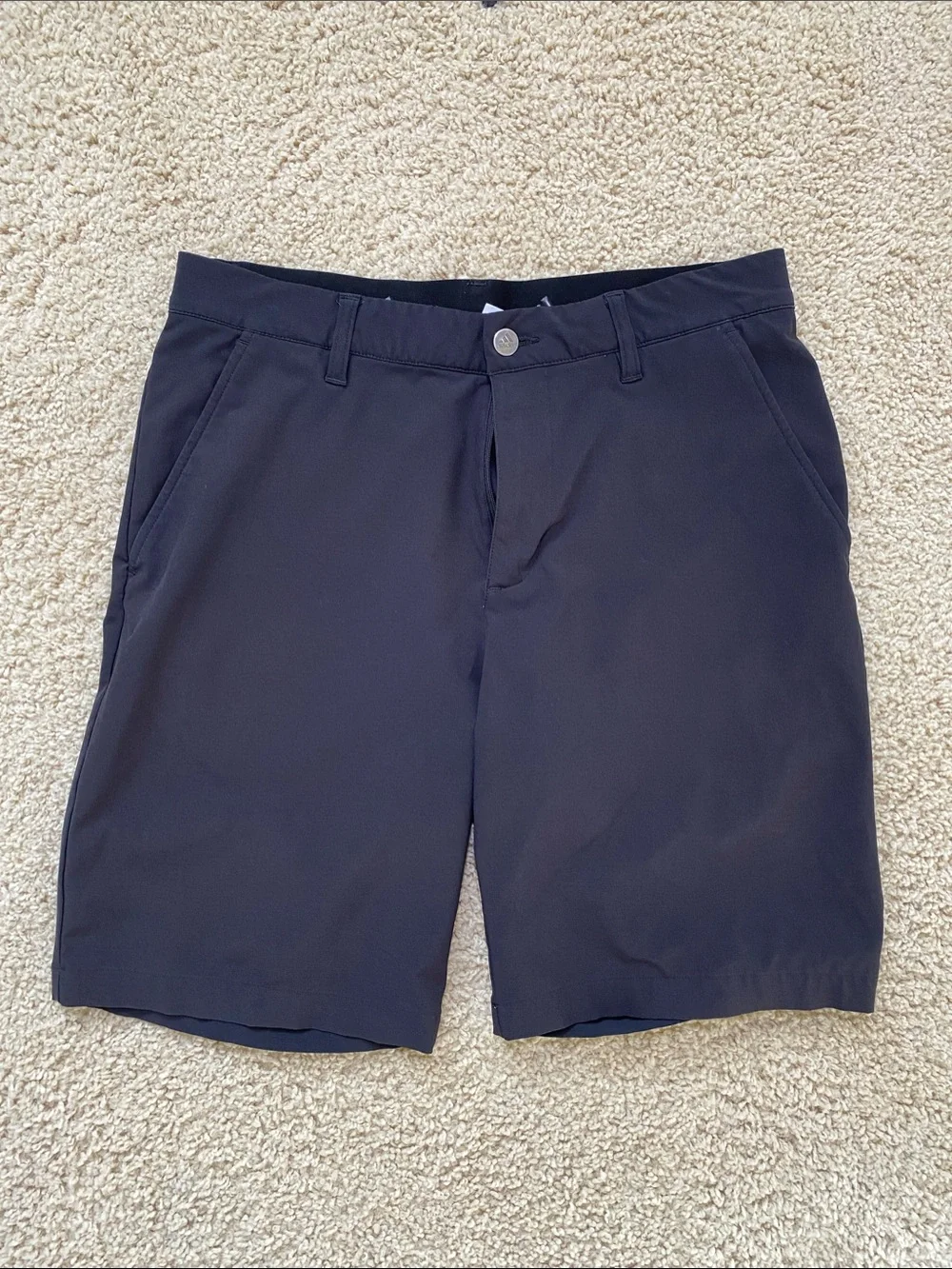 Men's Black Golf Shorts (Slim Fit) 30
